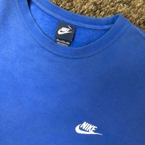 Pretty VINTAGE Nike BLUE crew neck 
XXL